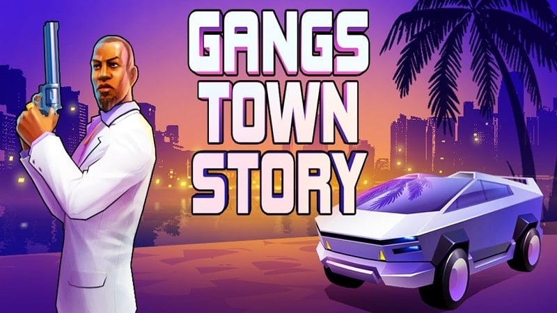 Gangs Town Story MOD APK cover