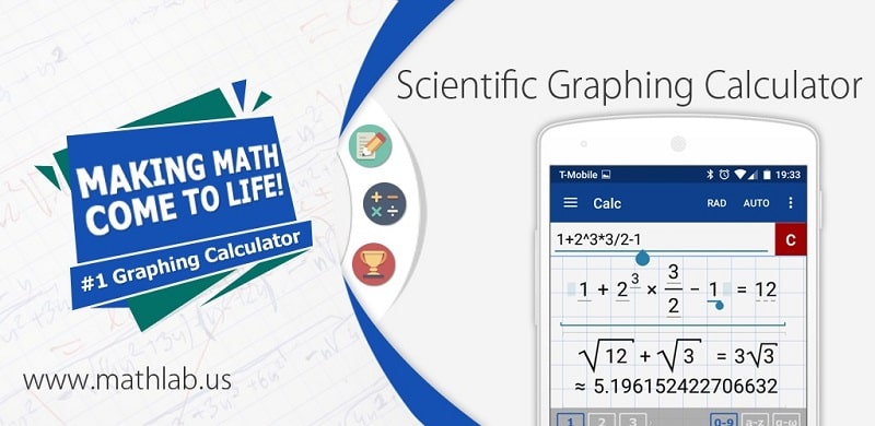 Graphing Calculator + Math PRO