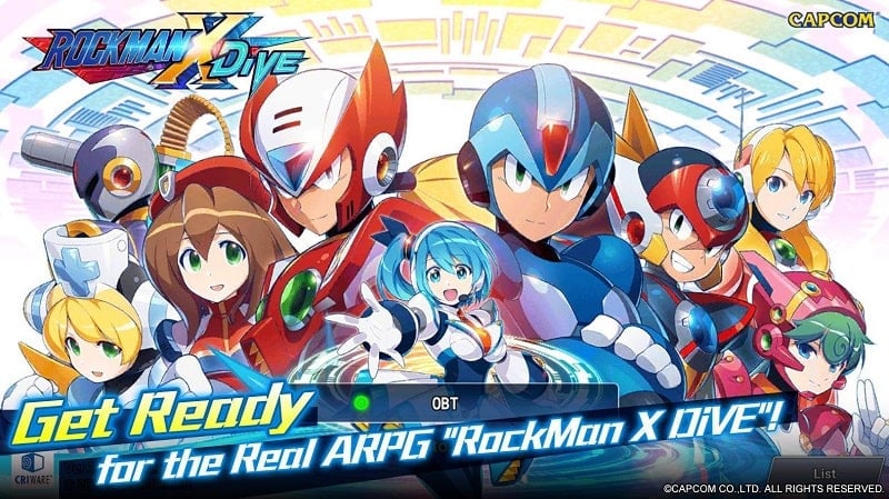 MEGA MAN X DiVE – MOBILE