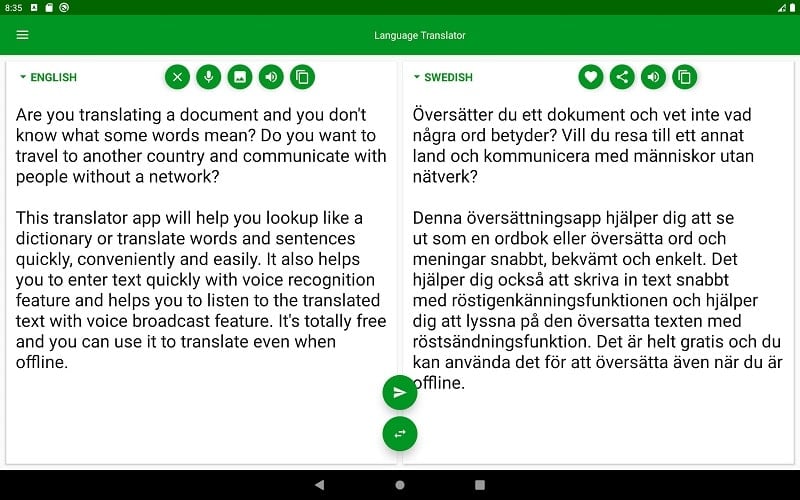 Offline Language Translator