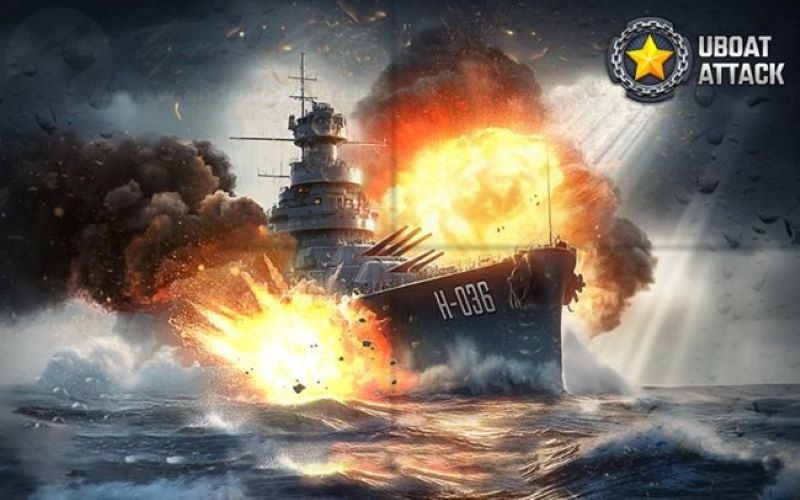 Uboat Attack MOD APK cover